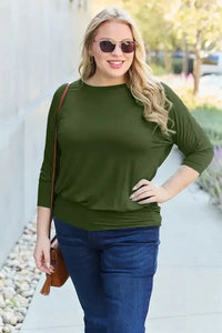 Basic Bae Full Size Round Neck Batwing Sleeve Top - Update AvenueTrendsi100101149810143100101149810143f9ba5e57 - 63f0 - 4643 - af22 - a97074040689 - MaxArmy Green