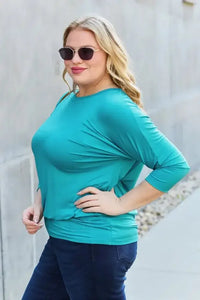 Basic Bae Full Size Round Neck Batwing Sleeve Top - Update AvenueTrendsi1001011498123421001011498123424d7996f0 - 0543 - 4cf2 - a5da - 1ba18e2cd381 - MaxSky Blue