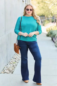 Basic Bae Full Size Round Neck Batwing Sleeve Top - Update AvenueTrendsi100101149812342100101149812342a2811e76 - 9bfa - 4a19 - ac51 - 7fe0e73724a1 - MaxSky Blue
