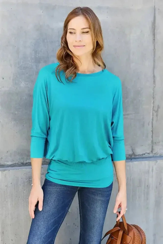 Basic Bae Full Size Round Neck Batwing Sleeve Top - Update AvenueTrendsi1001011498123421001011498123421c5e952b - 737c - 441c - a498 - b9c56f4d0fba - MaxSky Blue