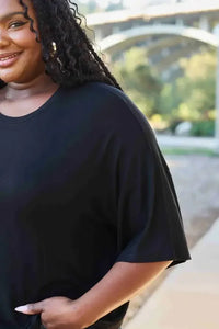 Basic Bae Full Size Round Neck Drop Shoulder T-Shirt - Update AvenueT-ShirtsTrendsi1001016585671231001016585671233a9d7e2b39ec439fa1610548c587a92b - MaxBlack