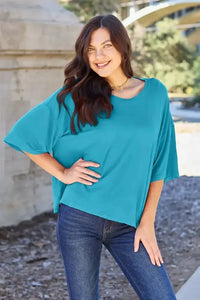 Basic Bae Full Size Round Neck Drop Shoulder T-Shirt - Update AvenueT-ShirtsTrendsi100101658567473100101658567473ce66d64b4a7c4810b879265519eead65 - MaxSky Blue