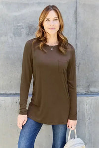 Basic Bae Full Size Round Neck Long Sleeve Top - Update AvenueT-ShirtsTrendsi1001011928655971001011928655976bfb8476 - 8fdd - 4300 - 92e6 - 111be221412e - MaxChocolate