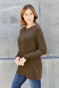 Basic Bae Full Size Round Neck Long Sleeve Top - Update AvenueT-ShirtsTrendsi1001011928655971001011928655971066e1e7 - 556b - 40bc - 9afd - 05ad508e640b - MaxChocolate