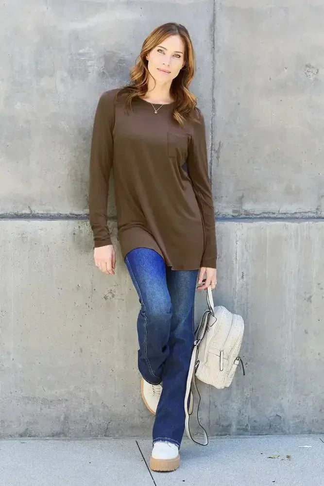 Basic Bae Full Size Round Neck Long Sleeve Top - Update AvenueT-ShirtsTrendsi100101192865597100101192865597c7239d37 - 5522 - 4121 - b6ab - d46ebb6f7bd1 - MaxChocolate
