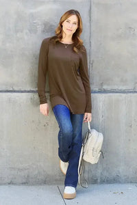 Basic Bae Full Size Round Neck Long Sleeve Top - Update AvenueT-ShirtsTrendsi100101192865597100101192865597c7239d37 - 5522 - 4121 - b6ab - d46ebb6f7bd1 - MaxChocolate