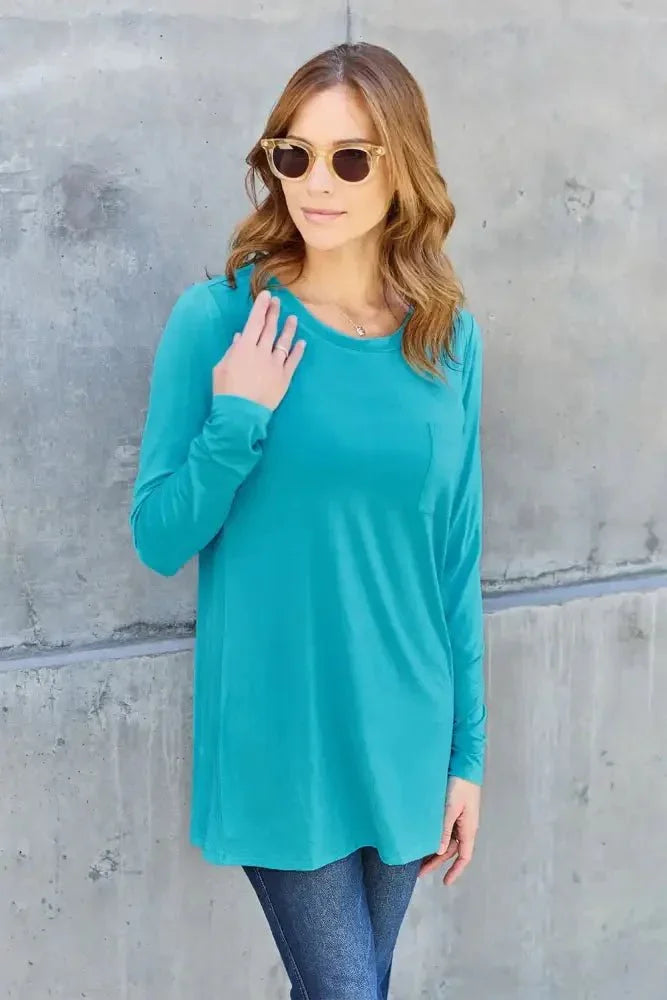 Basic Bae Full Size Round Neck Long Sleeve Top - Update AvenueT-ShirtsTrendsi10010119286648210010119286648272efd970 - c55e - 49d0 - af10 - faef665fe7da - MaxCerulean