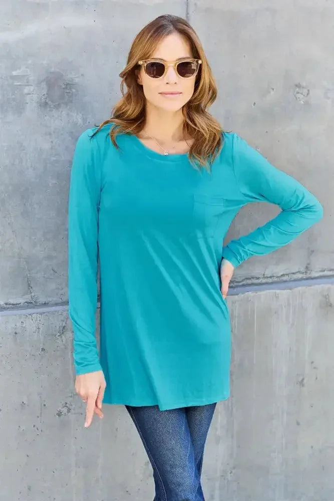 Basic Bae Full Size Round Neck Long Sleeve Top - Update AvenueT-ShirtsTrendsi1001011928664821001011928664821f3dd128 - b020 - 428b - 9127 - bea7e57b39f5 - MaxCerulean