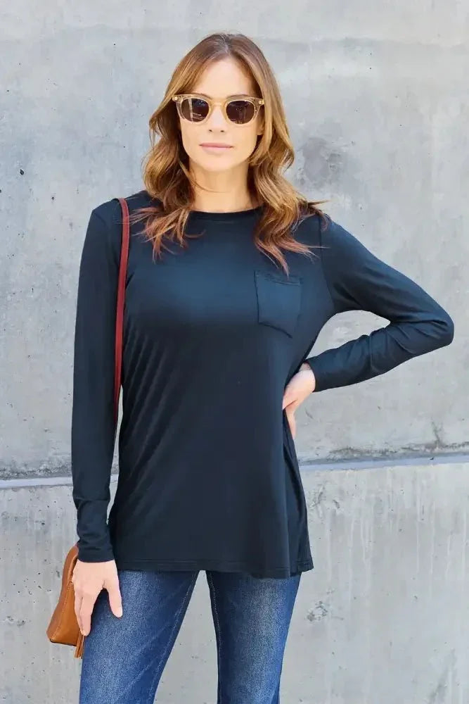 Basic Bae Full Size Round Neck Long Sleeve Top - Update AvenueT-ShirtsTrendsi100101192868254100101192868254b20f3905 - b91f - 445a - 9182 - c03781283ea7 - MaxDark Blue