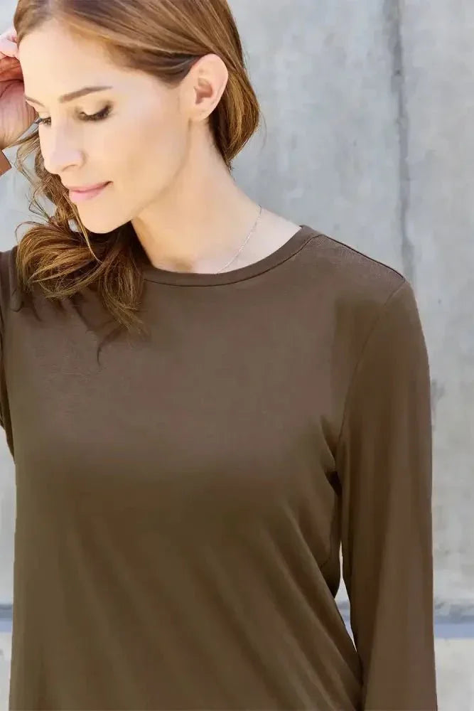 Basic Bae Full Size Round Neck Long Sleeve Top - Update AvenueT-ShirtsTrendsi100101317792368100101317792368a4c7491d - 4f7b - 4334 - b245 - 8cbf02b8d40f - MaxDark Brown
