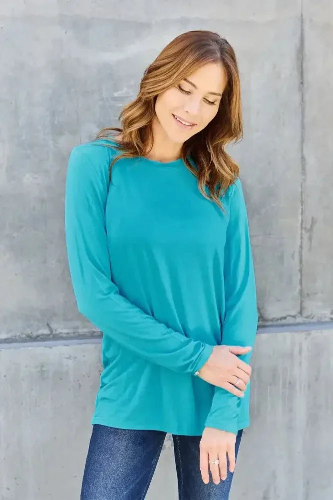 Basic Bae Full Size Round Neck Long Sleeve Top - Update AvenueT-ShirtsTrendsi1001013177987501001013177987504baa8fc3 - 7028 - 4473 - ba10 - 4baab690ff27 - MaxCerulean