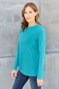 Basic Bae Full Size Round Neck Long Sleeve Top - Update AvenueT-ShirtsTrendsi100101317798750100101317798750008b65f9 - 50ee - 49fe - a2cb - 98249065a370 - MaxCerulean