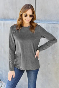Basic Bae Full Size Round Neck Long Sleeve Top - Update AvenueT-ShirtsTrendsi10010131779978710010131779978742f6f567 - b9a6 - 4344 - b7d8 - 43d885648ff8 - MaxDark Gray