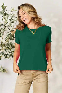 Basic Bae Full Size Round Neck Short Sleeve T-Shirt Plus Size - Update AvenueT-ShirtsTrendsi100101642971916100101642971916e198d654845842d182c2650c61644906 - MaxGreen