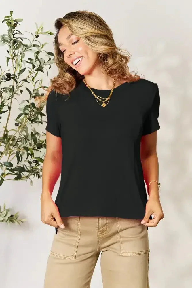 Basic Bae Full Size Round Neck Short Sleeve T-Shirt Plus Size - Update AvenueT-ShirtsTrendsi100101642973083100101642973083595ad38dbe944509a16bffa21d40c5f2 - MaxBlack