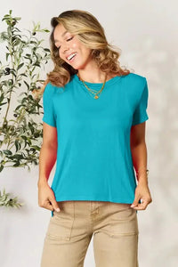 Basic Bae Full Size Round Neck Short Sleeve T-Shirt Plus Size - Update AvenueT-ShirtsTrendsi100101642973442100101642973442ad6b7767dc6d4d939d07cda0c759f695 - MaxTurquoise