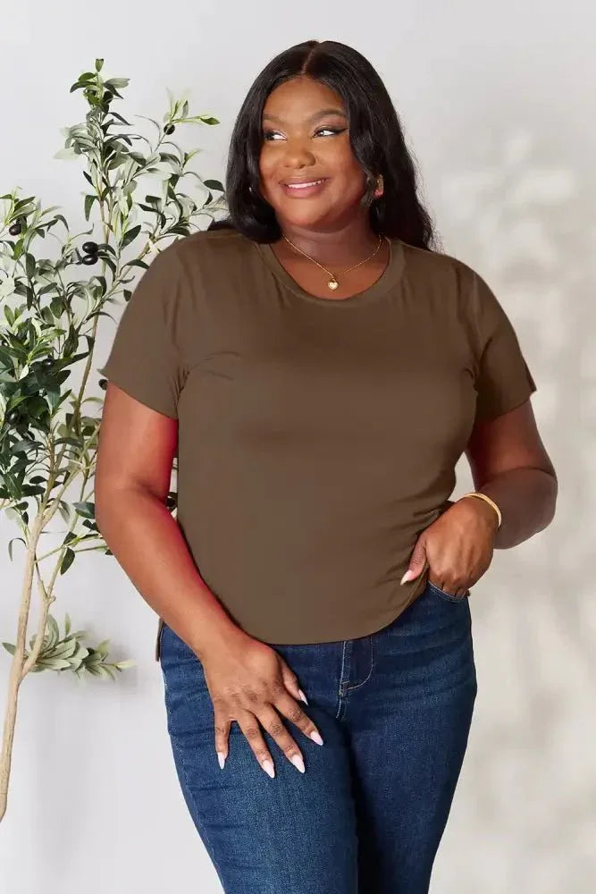 Basic Bae Full Size Round Neck Short Sleeve T-Shirt Plus Size - Update AvenueT-ShirtsTrendsi1001016429780491001016429780496ca39ab8df2a499c9e08380c3b7b9fde - MaxChestnut