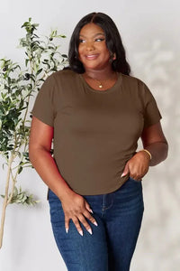 Basic Bae Full Size Round Neck Short Sleeve T-Shirt Plus Size - Update AvenueT-ShirtsTrendsi1001016429780491001016429780496ca39ab8df2a499c9e08380c3b7b9fde - MaxChestnut