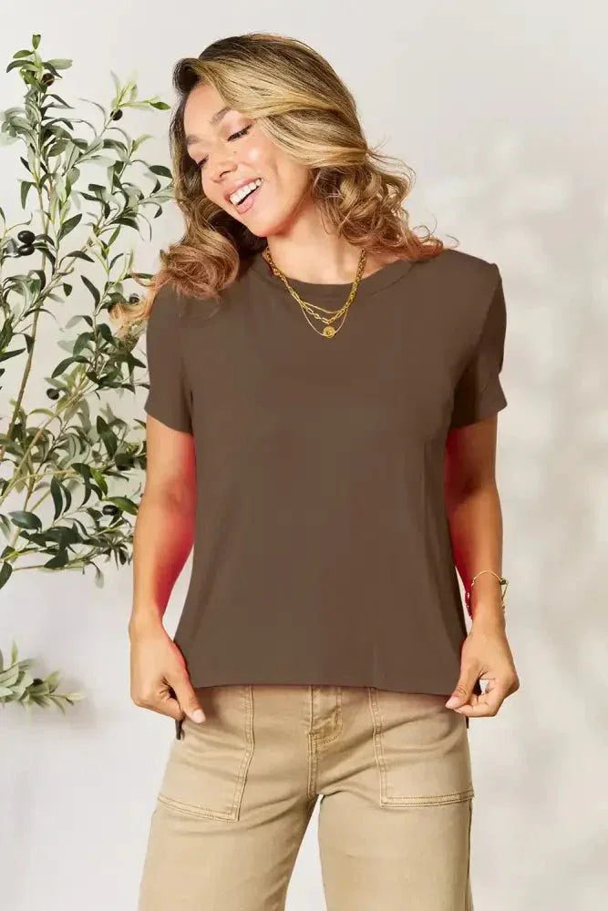 Basic Bae Full Size Round Neck Short Sleeve T-Shirt Plus Size - Update AvenueT-ShirtsTrendsi10010164297804910010164297804901e40be5cefe4fe08ca4c22bc6cf30fb - MaxChestnut