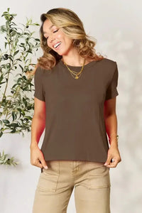 Basic Bae Full Size Round Neck Short Sleeve T-Shirt Plus Size - Update AvenueT-ShirtsTrendsi10010164297804910010164297804901e40be5cefe4fe08ca4c22bc6cf30fb - MaxChestnut