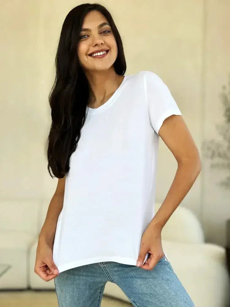 Basic Bae Full Size Round Neck Short Sleeve T-Shirt - Update AvenueT-ShirtsTrendsi100101880590428100101880590428ca897710 - f519 - 424e - 96af - 24b61b5cd0b2 - MaxWhite