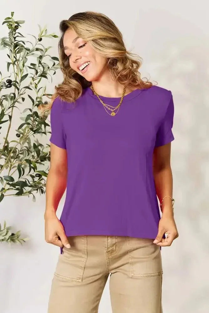 Basic Bae Full Size Round Neck Short Sleeve T-Shirt - Update AvenueT-ShirtsTrendsi10010188059139710010188059139782eb9b329c1e425194de75218ff908b1 - MaxPurple