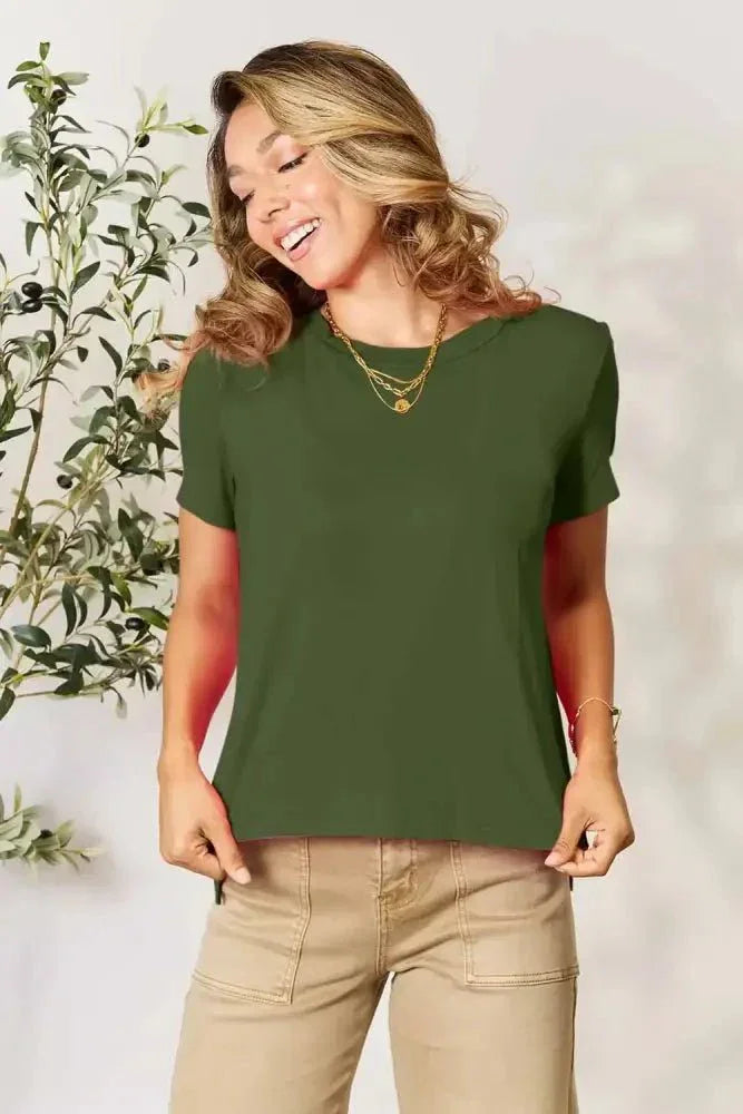 Basic Bae Full Size Round Neck Short Sleeve T-Shirt - Update AvenueT-ShirtsTrendsi1001018805961731001018805961736a743667843d49b382b960c968df4034 - MaxMatcha Green