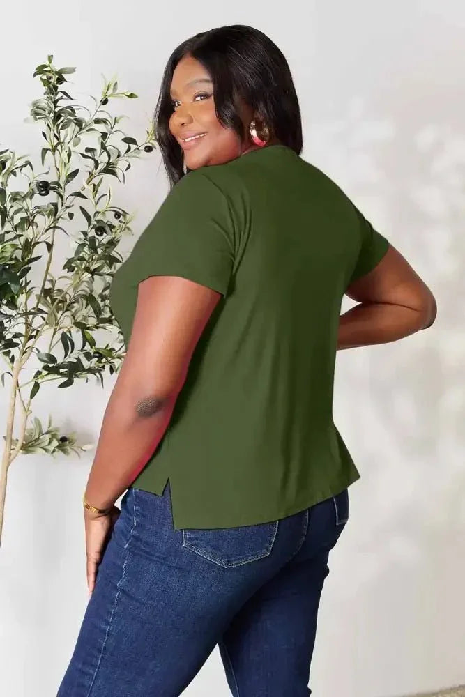 Basic Bae Full Size Round Neck Short Sleeve T-Shirt - Update AvenueT-ShirtsTrendsi100101880596173100101880596173acc37e5d31be4fc2ac69d96be50d2333 - MaxMatcha Green