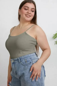 Basic Bae Full Size Round Neck Slim Cami Plus Size - Update AvenueTrendsi100101206520514100101206520514293c7a1a - f441 - 4ed8 - a85b - f9ea976f006d - MaxDark Gray