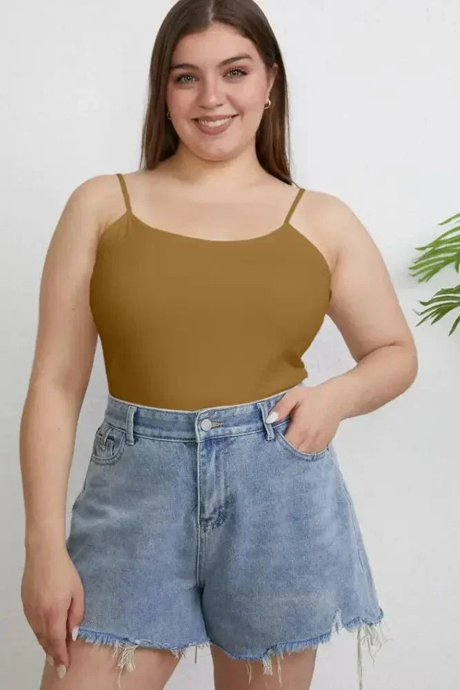 Basic Bae Full Size Round Neck Slim Cami Plus Size - Update AvenueTrendsi1001012065210121001012065210125c07c524 - 27f0 - 4e40 - 8da1 - 9efb38a0a0b5 - MaxCamel