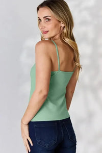Basic Bae Full Size Round Neck Slim Cami Plus Size - Update AvenueTrendsi1001012065267551001012065267555fcbe158 - 87f6 - 4be8 - 87d6 - d02558644ed8 - MaxLight Green