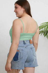 Basic Bae Full Size Round Neck Slim Cami Plus Size - Update AvenueTrendsi10010120652675510010120652675576e6364f - 97a3 - 4333 - a654 - 0bdecd206812 - MaxLight Green