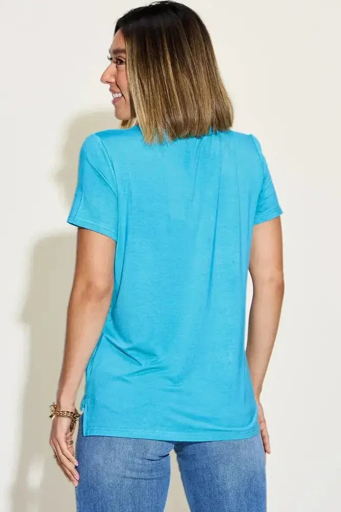Basic Bae Full Size V - Neck High - Low T-Shirt - Update AvenueT-ShirtsTrendsi10010015702686110010015702686154dfcaf0 - 4852 - 4f96 - a2a0 - 19df7e51111e - MaxPastel Blue