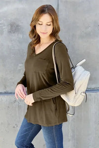 Basic Bae Full Size V - Neck Long Sleeve Top - Update AvenueT-ShirtsTrendsi100101667147733100101667147733db6e7def - 644f - 4e5c - b5e9 - dc3647237be3 - MaxMocha