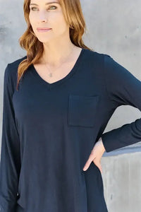 Basic Bae Full Size V - Neck Long Sleeve Top - Update AvenueT-ShirtsTrendsi1001016671494231001016671494236d463b34 - 6a25 - 4a19 - bbeb - e20bf0e651e4 - MaxDark Blue