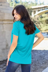 Basic Bae Full Size V - Neck Short Sleeve T-Shirt - Update AvenueT-ShirtsTrendsi100101005257611100101005257611a904ba1339754d56a93910edbbddee52 - MaxSky Blue