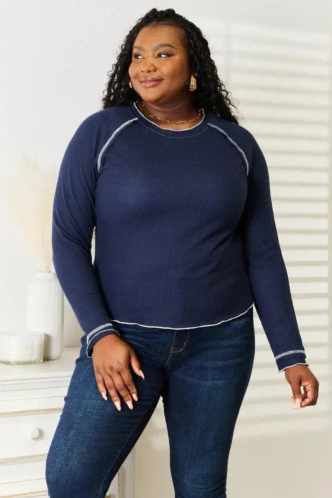 Basic Bae Long Raglan Sleeve Round Neck Top - Update AvenueTrendsi100101462945123100101462945123c1d0b3e96bc940fc82b21c81aa4a650f - MaxDark Blue