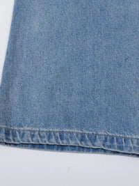 Basic style Oversized Wide leg Jeans - Update AvenueTrendsi100400233484652100400233484652Basic style Oversized Wide leg JeansBlue