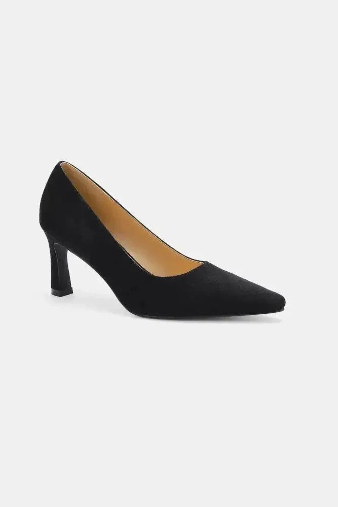 Beast Fashion Faux Suede Point Toe Pumps - Update AvenueTrendsi100600830911646100600830911646Beast Fashion Faux Suede Point Toe PumpsBlack