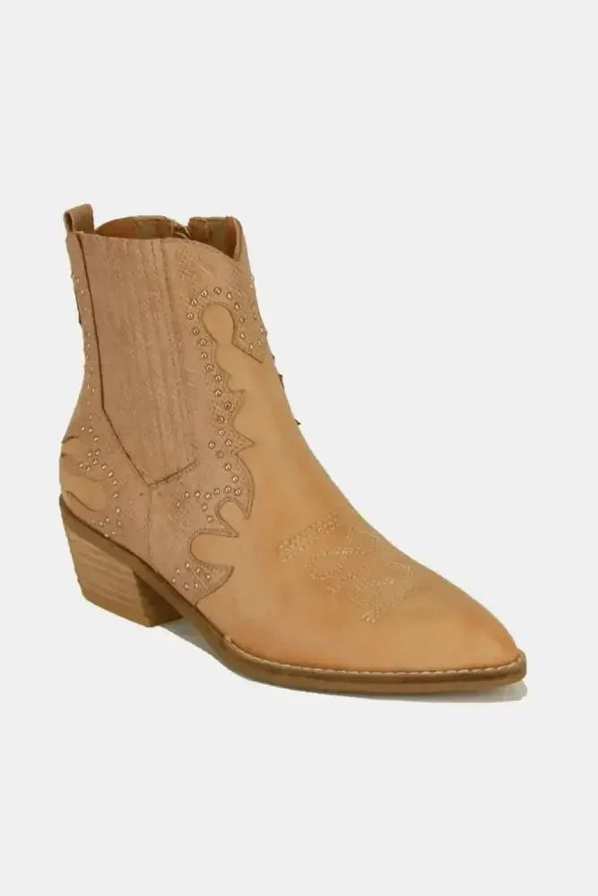 Beast Fashion Studded Detail Point Toe Boots - Update AvenueTrendsi100600636231970100600636231970Beast Fashion Studded Detail Point Toe BootsTaupe