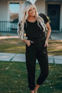 Belted V - Neck Jogger Jumpsuit - Update AvenueKidsTrendsi10010048767369510010048767369525352293f2a84ec3a3b779a8711414c4 - MaxBlack