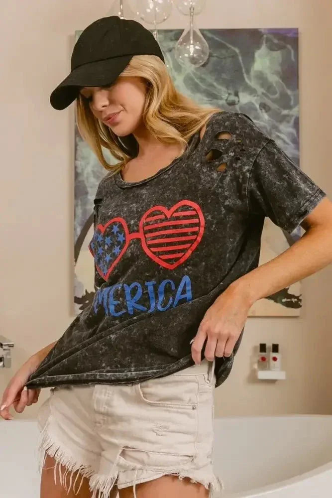 BiBi 4th Of July Theme Mineral Washed Laser Cut Top - Update AvenueT-ShirtsTrendsi1001000417915941001000417915942af0e966017b47888155322558749ce4 - Max - OriginBLACK CHARCOAL
