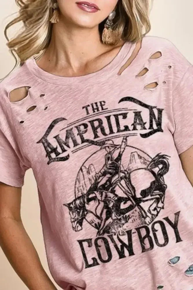 BiBi Cotton Slub Laser Top American Cow Boy Graphic - Update AvenueT-ShirtsTrendsi10010033459132110010033459132145bac57b - bbc6 - 4c4f - 8fa3 - 9308b625ddfc - Max - OriginBLUSH PINK