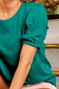 BiBi Cotton Span Shrring Detailed Round Neck Top - Update AvenueT-ShirtsTrendsi100100021121773100100021121773030cdbf0 - 11d9 - 49db - a7cc - f6f09d2fe991 - Max - OriginJADE