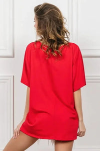 BiBi French Terry With Front Pocket Dolman Sleeves Top - Update AvenueT-ShirtsTrendsi10010095160172410010095160172470849138bf204225aa11e2d3927ed322 - Max - OriginRED
