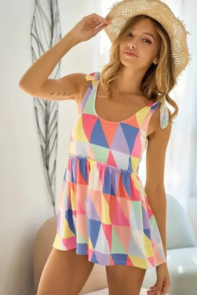 BiBi Multi Color Block Brushed Tied Ribbon Shoulder Top - Update AvenueTrendsi100100372041601100100372041601894dc027125748fc9cbb46b814546075 - Max - OriginFUCHSIA/BLUE