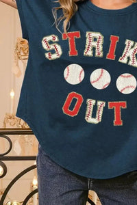 BiBi Strikeout Letter Patches Washed Short Sleeve Top - Update AvenueT-ShirtsTrendsi100100462501747100100462501747d16b95df - c0b2 - 4cc1 - 82ed - 26a17c429b3e - Max - OriginDEEP NAVY/RED