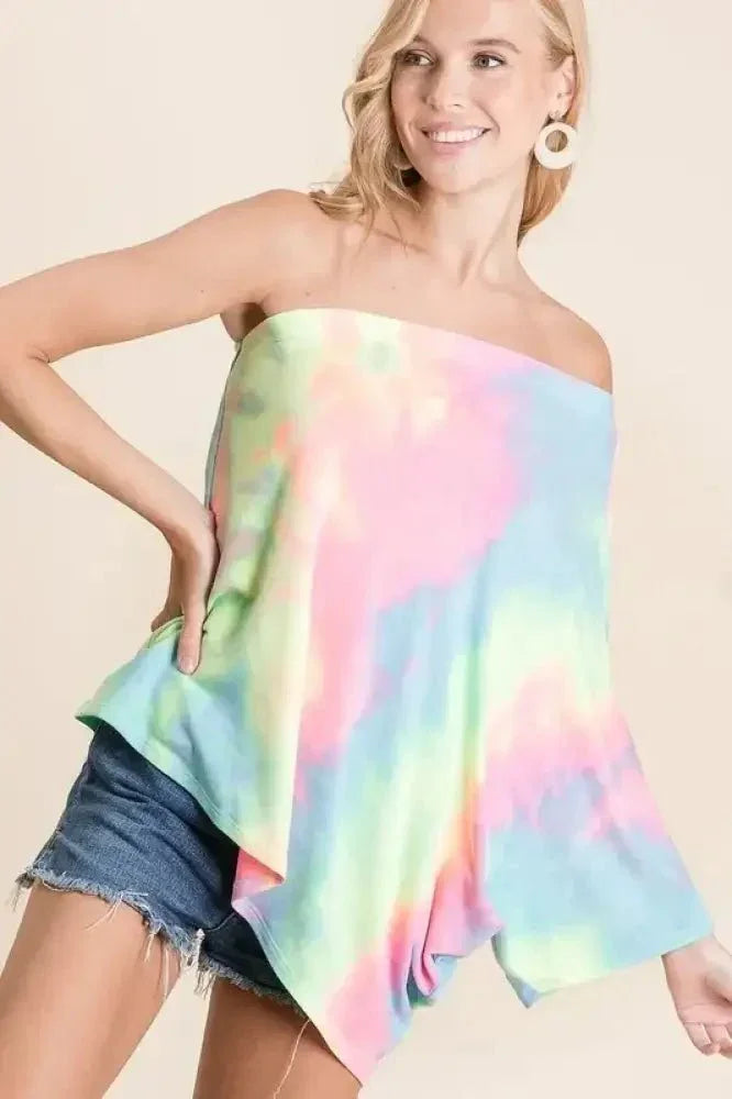 BiBi Tie Dye French Terry One Shoulder Top with Dolman - Update AvenueT-ShirtsTrendsi1001006445915951001006445915951513e03dab03433786bdc3dc726bc0b6 - Max - OriginPASTEL TIE DYE