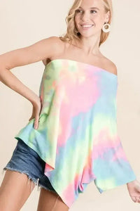 BiBi Tie Dye French Terry One Shoulder Top with Dolman - Update AvenueT-ShirtsTrendsi1001006445915951001006445915951513e03dab03433786bdc3dc726bc0b6 - Max - OriginPASTEL TIE DYE
