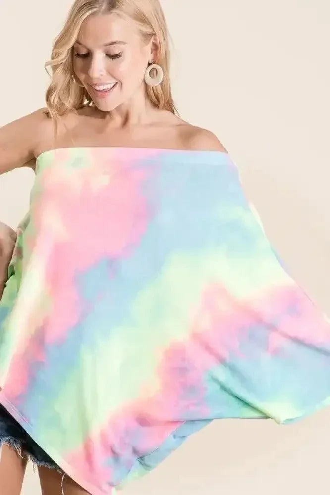 BiBi Tie Dye French Terry One Shoulder Top with Dolman - Update AvenueT-ShirtsTrendsi100100644591595100100644591595bdc22d843c2544efbc60e7e65029643f - Max - OriginPASTEL TIE DYE